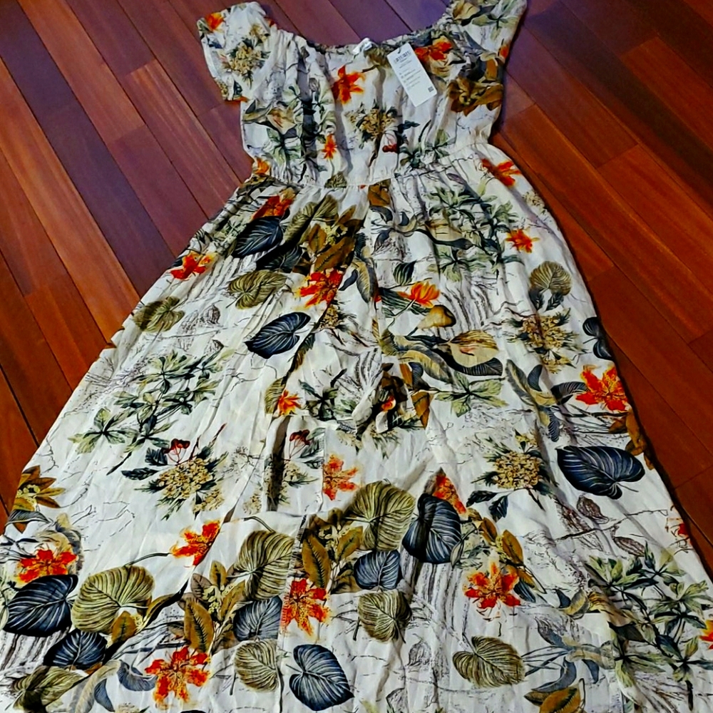 Long dress with shorts